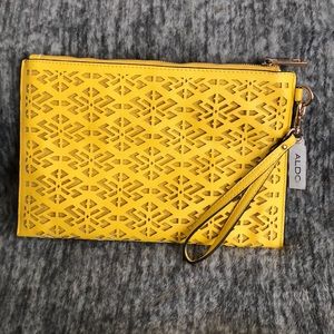Yellow Aldo Clutch